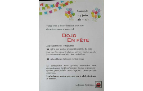 le dojo en fête