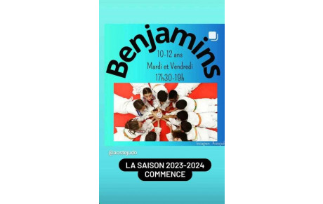 Benjamins 10-12ans année 2012 / 2013.
