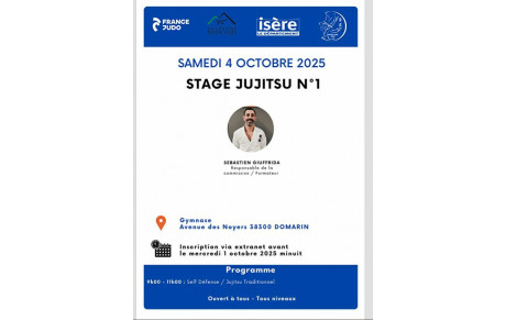 1er stage jujitsu... ça commence!